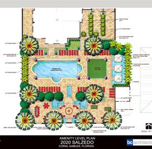 2020 Salzedo - Coral Gables, FL - Codina Amenity Plan
